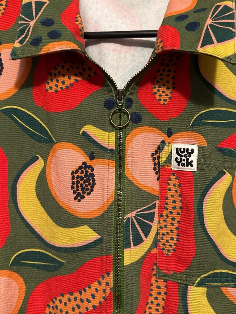 Lucy & Yak Riley Playsuit/Romper in Fruit Print - Picture 4 of 4